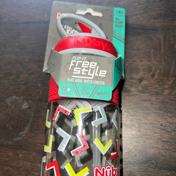 Other - Flip-It FreeStyle Water Canteen - Red and Gray
